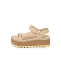 REEF WOMENS WATER FRIENDLY REM HIGHER SANDALS.BANANA YELLOW PLATFORM SHOES S25