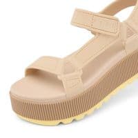 REEF WOMENS WATER FRIENDLY REM HIGHER SANDALS.BANANA YELLOW PLATFORM SHOES S25
