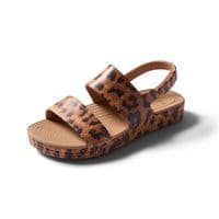 REEF WOMENS WATER FRIENDLY VISTA SANDALS.NEW LEOPARD CUSHIONED STRAP SHOES S25