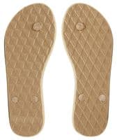 ROXY WOMENS FLIP FLOPS.NEW CUTE VIVA IV GOLD BEACH THONGS GIRLS FLAT SANDALS S26