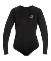ROXY WOMENS ONESIE RASH BODYSUIT.UPF50+ SUN PROTECTION LONG SLEEVED BACK ZIP SURF SWIMSUIT