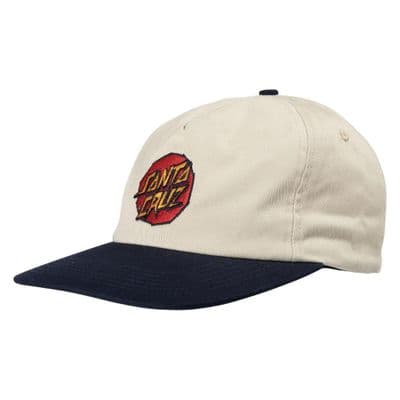 SANTA CRUZ MENS BASEBALL CAP.NEW SCRATCHED DOT LOGO ADJUSTABLE SNAP HAT W25