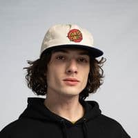 SANTA CRUZ MENS BASEBALL CAP.NEW SCRATCHED DOT LOGO ADJUSTABLE SNAP HAT W25