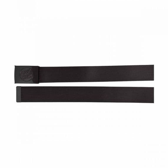SANTA CRUZ MENS OPUS DOT EMBOSS BELT.BLACK TONAL TROUSER STRAP BOTTLE OPENER S26