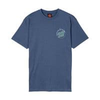 SANTA CRUZ MENS T SHIRT.NEW BURNT OPUS BACK PRINT BLUE SHORT SLEEVED TEE S26