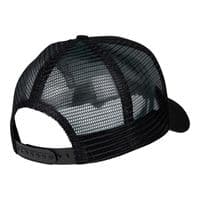 SANTA CRUZ MENS TRUCKER CAP.NEW FLAMING DICE DOT MESHBACK BLACK SNAP HAT S26