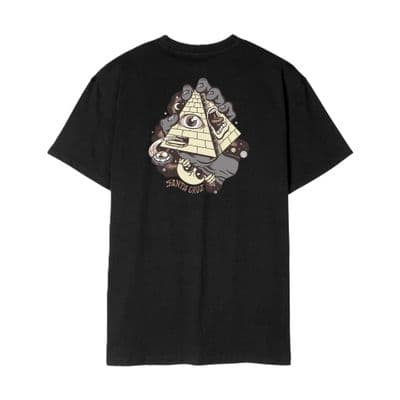 SANTA CRUZ T SHIRT.NEW KNIBBS INVASION BACK PRINT BLACK SHORT SLEEVED TEE S26