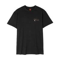 SANTA CRUZ T SHIRT.NEW KNIBBS INVASION BACK PRINT BLACK SHORT SLEEVED TEE S26