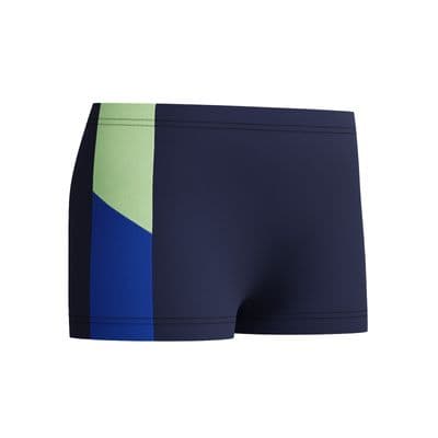 SPEEDO BOYS AQUA SHORTS.NEW MEDLEY LOGO NAVY ENDURAFLEX SWIM BOTTOM TRUNKS S26
