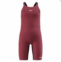 SPEEDO GIRLS FASTSKIN SWIMSUIT.NEW ENDURANCE+ MAX OPENBACK KNEESKIN COSTUME W26