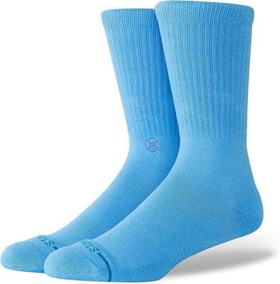 STANCE ICON CREW SOCKS.NEW ROYAL BLUE CLASSIC ARCH SUPPORT CUSHIONED S26