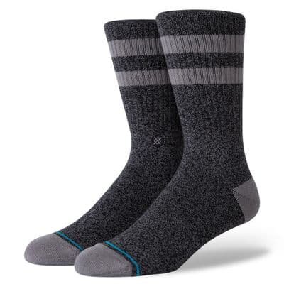 STANCE JOVEN SOCKS.NEW BLACK STRIPED ARCH SUPPORT CUSHIONED SIZE UK 6 - 16 S23 .