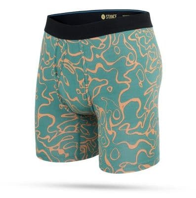STANCE MENS BOXER BRIEF.NEW LAVA LAMP GREEN BUTTERBLEND SHORTS UNDERWEAR S26