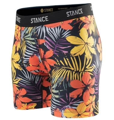 STANCE MENS BOXER BRIEF.NEW POIPU ORANGE PATTERNED POLY SHORTS UNDERWEAR W26
