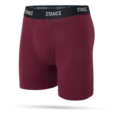 STANCE MENS BOXER BRIEF.NEW SOLID FIG PLUM PURPLE SHORTS UNDERWEAR TRUNKS W25