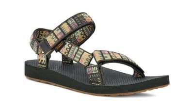 TEVA WOMENS SANDALS.NEW ORIGINAL UNIVERSAL GEO MASHUP PEACH FLIP FLOP VEGAN S25