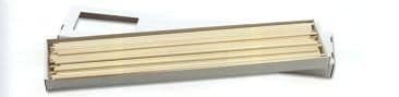 12 Wooden Shafts