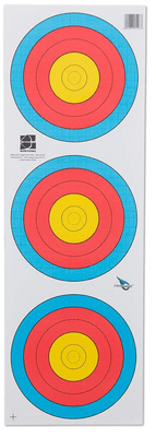 Avalon 40cm 3 Spot Licensed WA Target Face Pack of 50