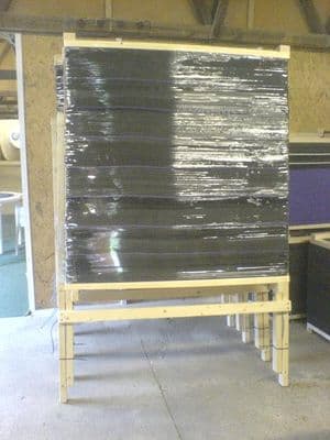 Eros Layered Foam Boss & Wooden Stand