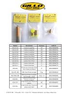 Gillo GS6 Gold Stabiliser weight each