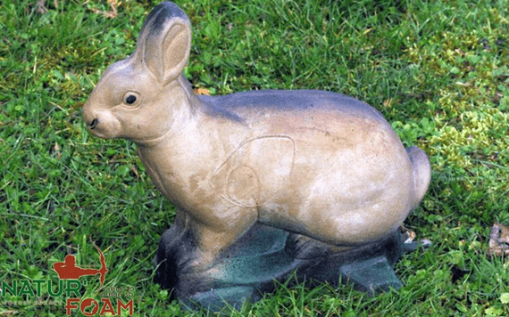 Natur Foam Rabbit Sitting 2