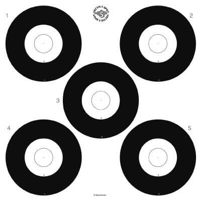 Worcester 5 Spot Faces Pack of 100