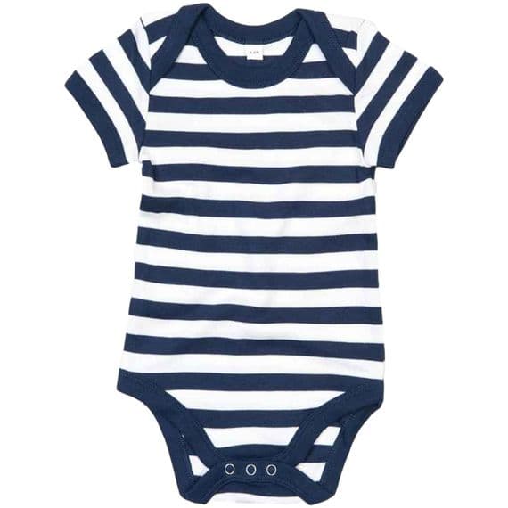 Baby Stripy Red Bodysuit  - Baby Clothing - Baby Accessories