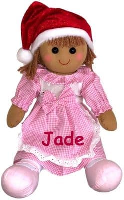 Christmas Rag Doll - Ella