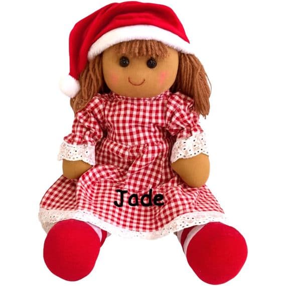 Personalised Rag Doll - Custom Christmas Dolls - Personalised Bears