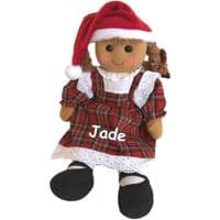 Personalised Tartan Rag Doll -  Custom Handmade Dolly | Personalised Bears