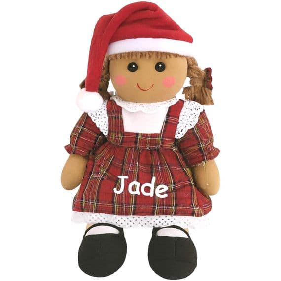Personalised Tartan Rag Doll -  Custom Handmade Dolly | Personalised Bears