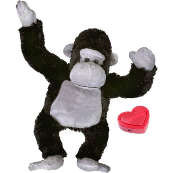 Gorilla Voice Recording Bear - Monkey Soft Plush Toy - Personalised Bears