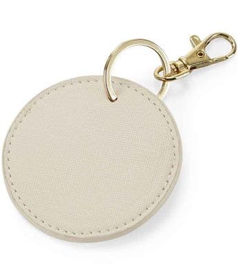 Luxury Keyring Key Clip Circle - Oyster