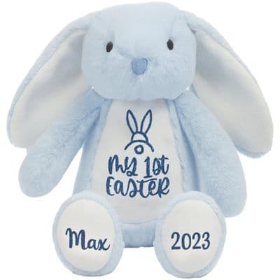 Personalised  1st Easter Bunny - Blue