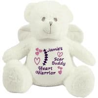 Personalised Angel Scar Buddy - CHD Bears  - Heart Warrior | Personalised Bears