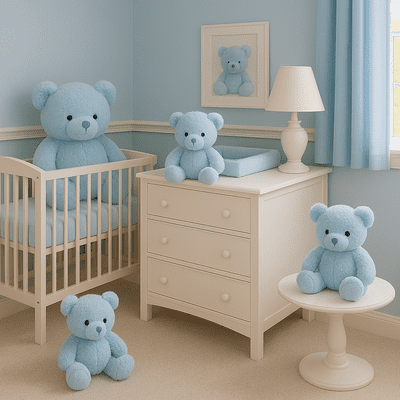Personalised Baby Boy Teddy Bears