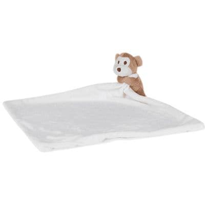 Personalised  Baby Comforter Blanket - Monkey