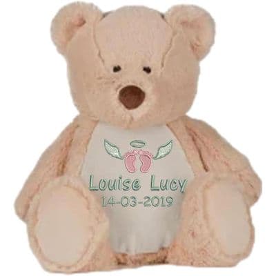 Personalised Beige Memory Teddy