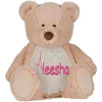 Personalised Beige Teddy - Personalised Teddy | Personalised Bears