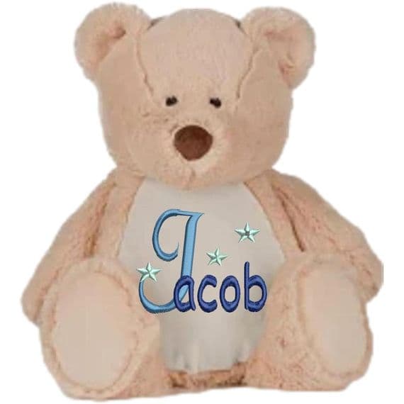 Personalised Beige Teddy - Personalised Teddy | Personalised Bears