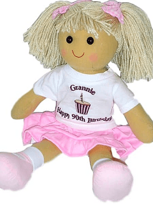 Personalised Birthday Rag Doll - Rebecca