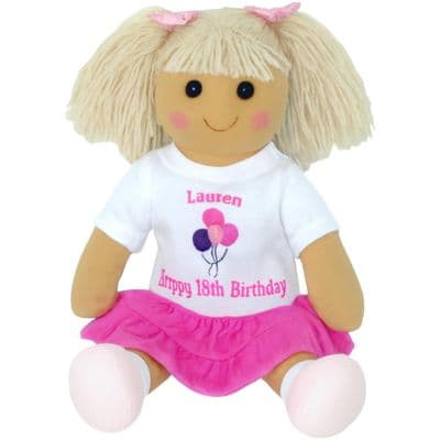 Personalised Birthday Rag Doll - Stacey