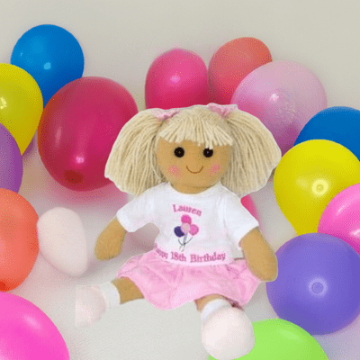 Personalised Birthday Rag Dolls
