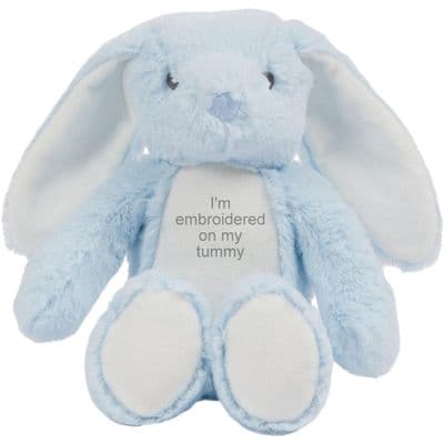 Personalised Blue Bunny Rabbit - Medium