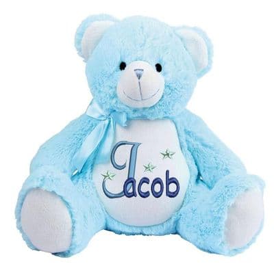 Personalised Blue Teddy
