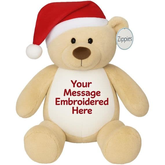 Personalised Christmas Teddy - Christmas Bear | Personalised Bears