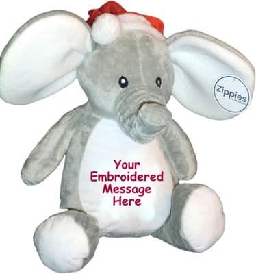 Personalised Christmas Elephant