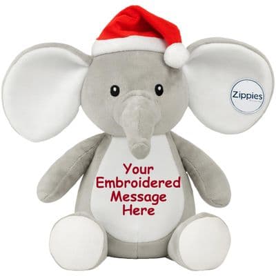 Personalised Christmas Elephant
