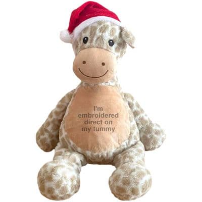 Personalised Christmas Giraffe