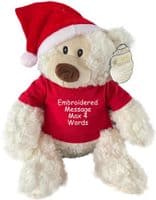 Personalised Christmas Teddy Bear - Baby's 1st Christmas Teddy - Personalised Bears
